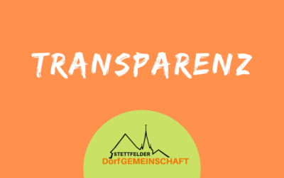 Transparenz und Information
