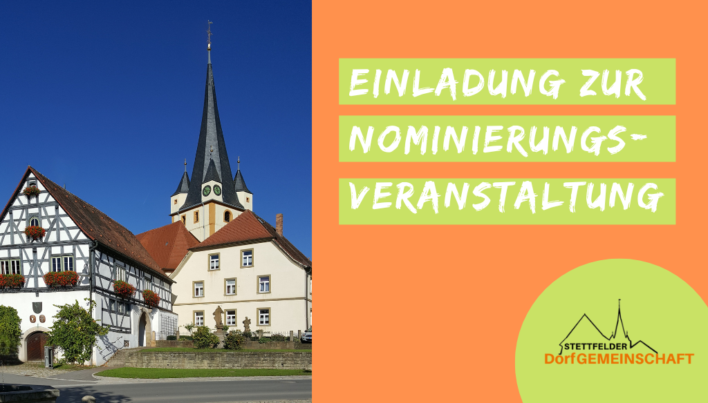 Einladung zur Nominierungsveranstaltung