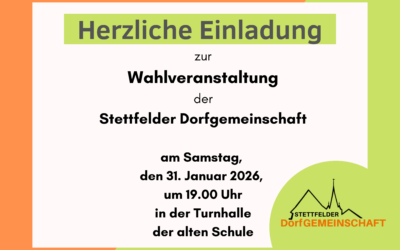 Herzliche Einladung zur Wahlveranstaltung
